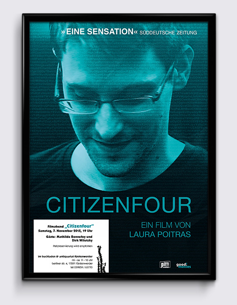 Veranstaltungsplakat: citizenfour