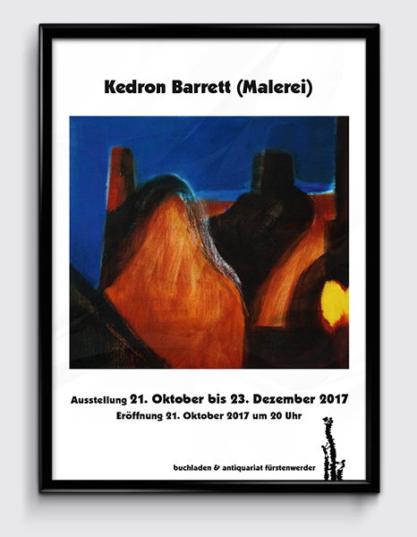 Ausstellungsplakat: Kedron Barrett