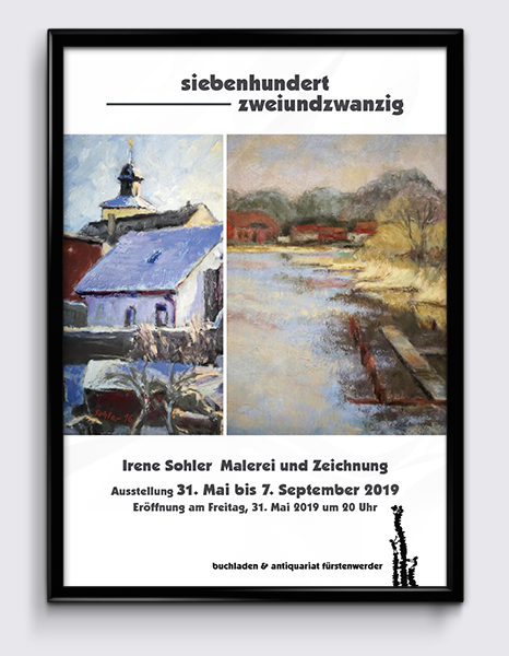 Ausstellungsplakat: siebenhundert – zweiundzwanzig“